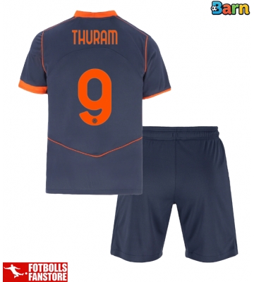Inter Milan Marcus Thuram #9 Tredje Tröja Barn 2025-26 Kortärmad (+ Korta byxor)